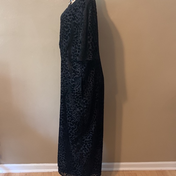 Anthropologie Greylin 1X velvet velour jumpsuit pockets butterfly sleeves - Picture 5 of 11